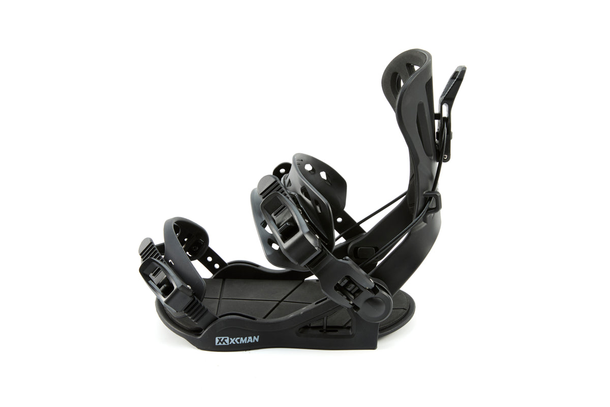 Xcman 360 Seco Pro All-Mountain Snowboard Bindings - Black