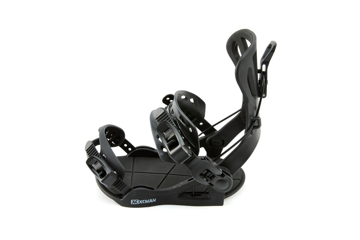 Xcman 360 Seco Pro All-Mountain Snowboard Bindings - Black