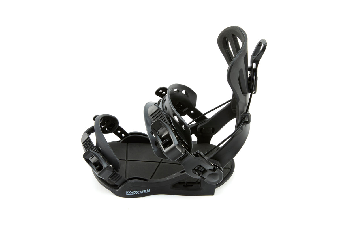 Xcman 360 Seco Pro All-Mountain Snowboard Bindings - Black