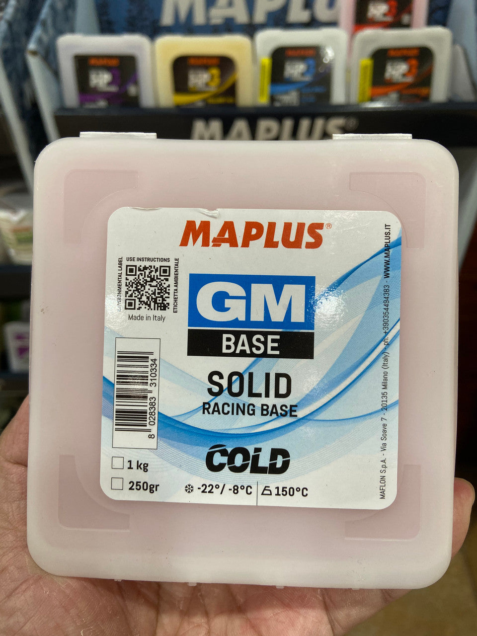 MAPLUS GM Race Wachs Solid Heiß 250g MFF0172