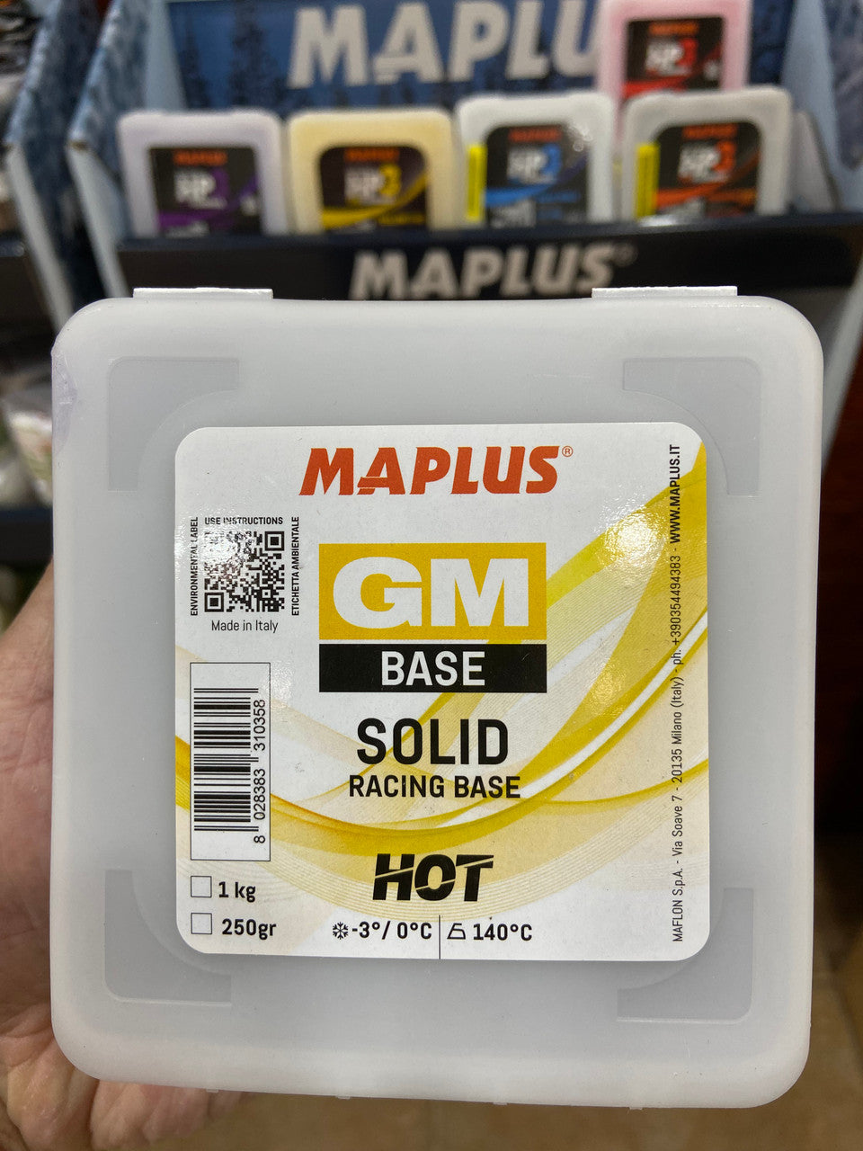 MAPLUS GM Race Wachs Solid Heiß 250g MFF0172