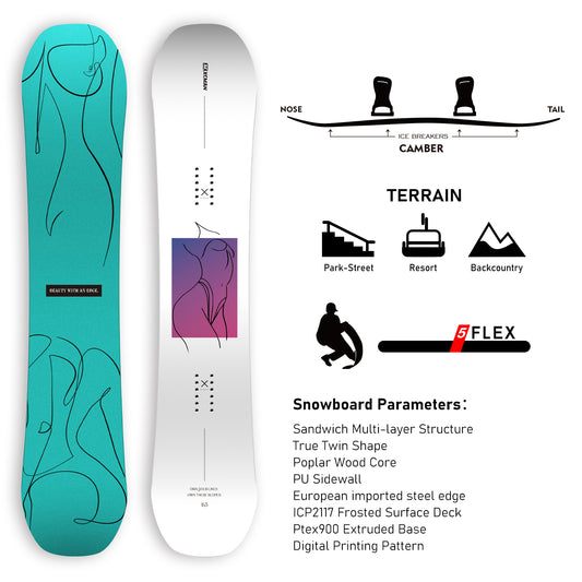 XCMAN All Mountain Snowboard ‌Ophelia‌