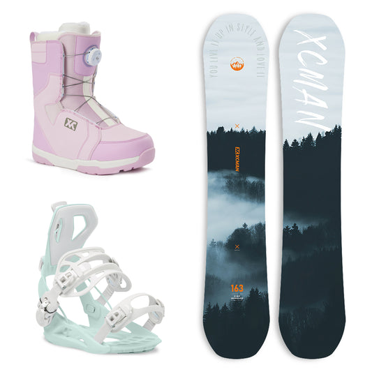 XCMAN Snowboard Packages ‌Cloudy forest-360 seco 2025