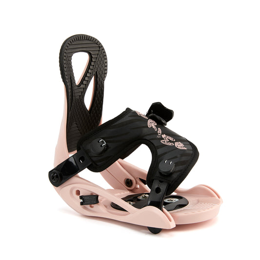 TERROR Kid's Snowboard Bindings-Prime F1-Pink