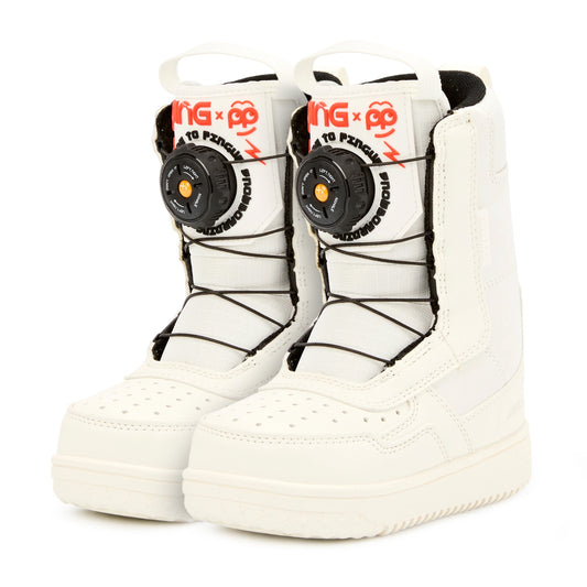 LUCKYBOO Snowboard Boots -PP-White
