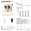 LUCKYBOO Snowboard Boots -PP-White