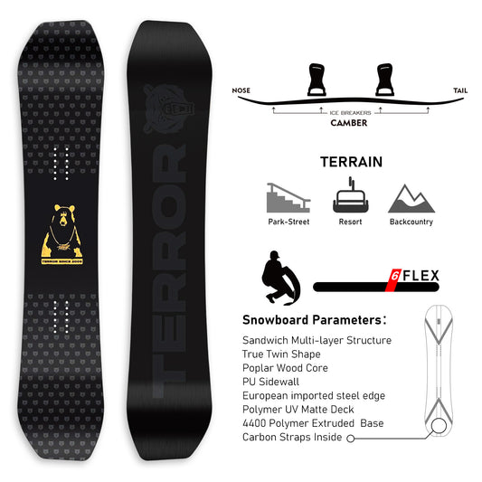 TERROR All Mountain Snowboard ‌PERSIST