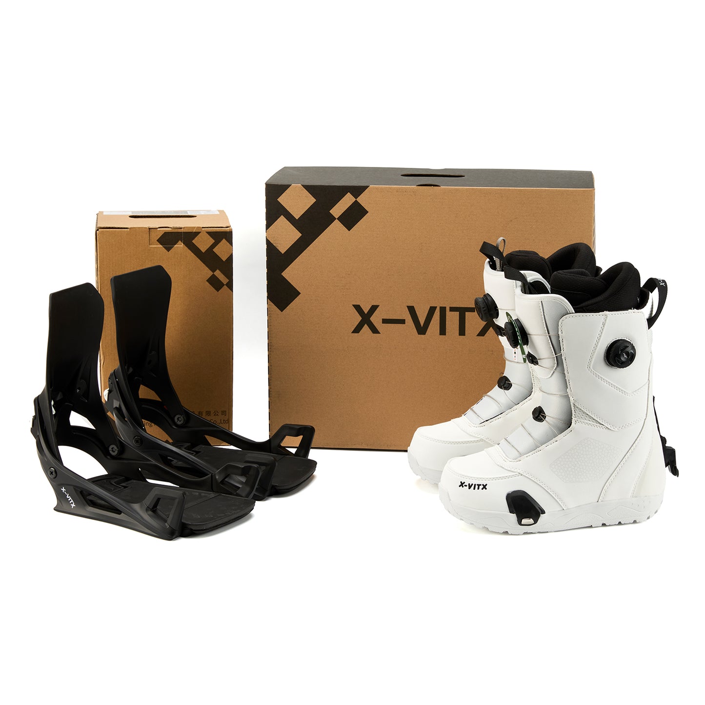 Ensemble/Package Fixations et Bottes de Snowboard X-VITX