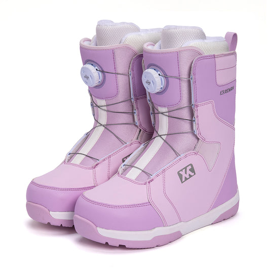 XCMAN Snowboard Boots-XFITGO Pink