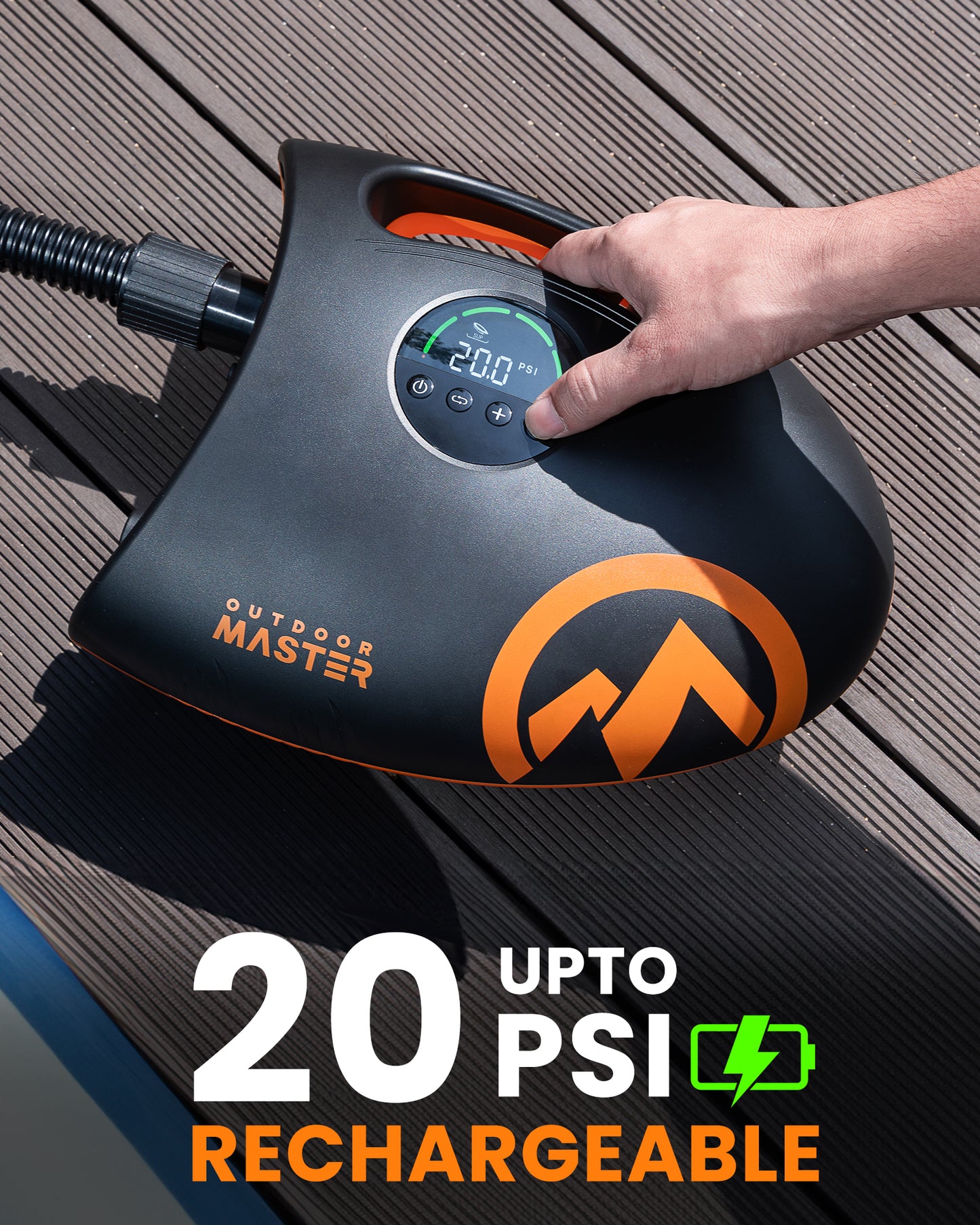 Outdoor Master Shark 2S  Rechargeable Electric Sup Pump
