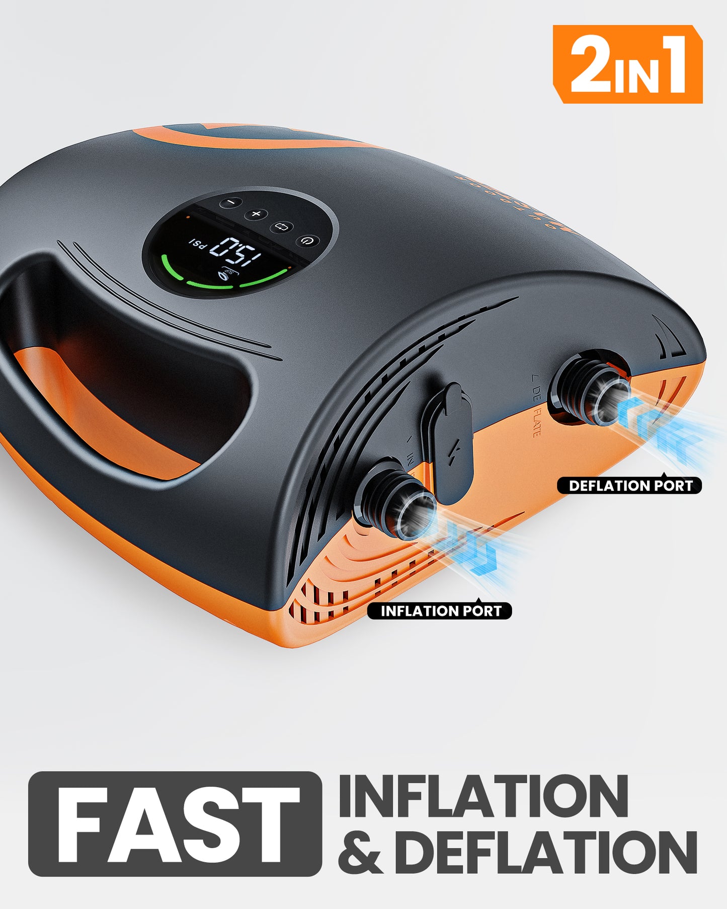 Outdoor Master Shark 2S  Rechargeable Electric Sup Pump