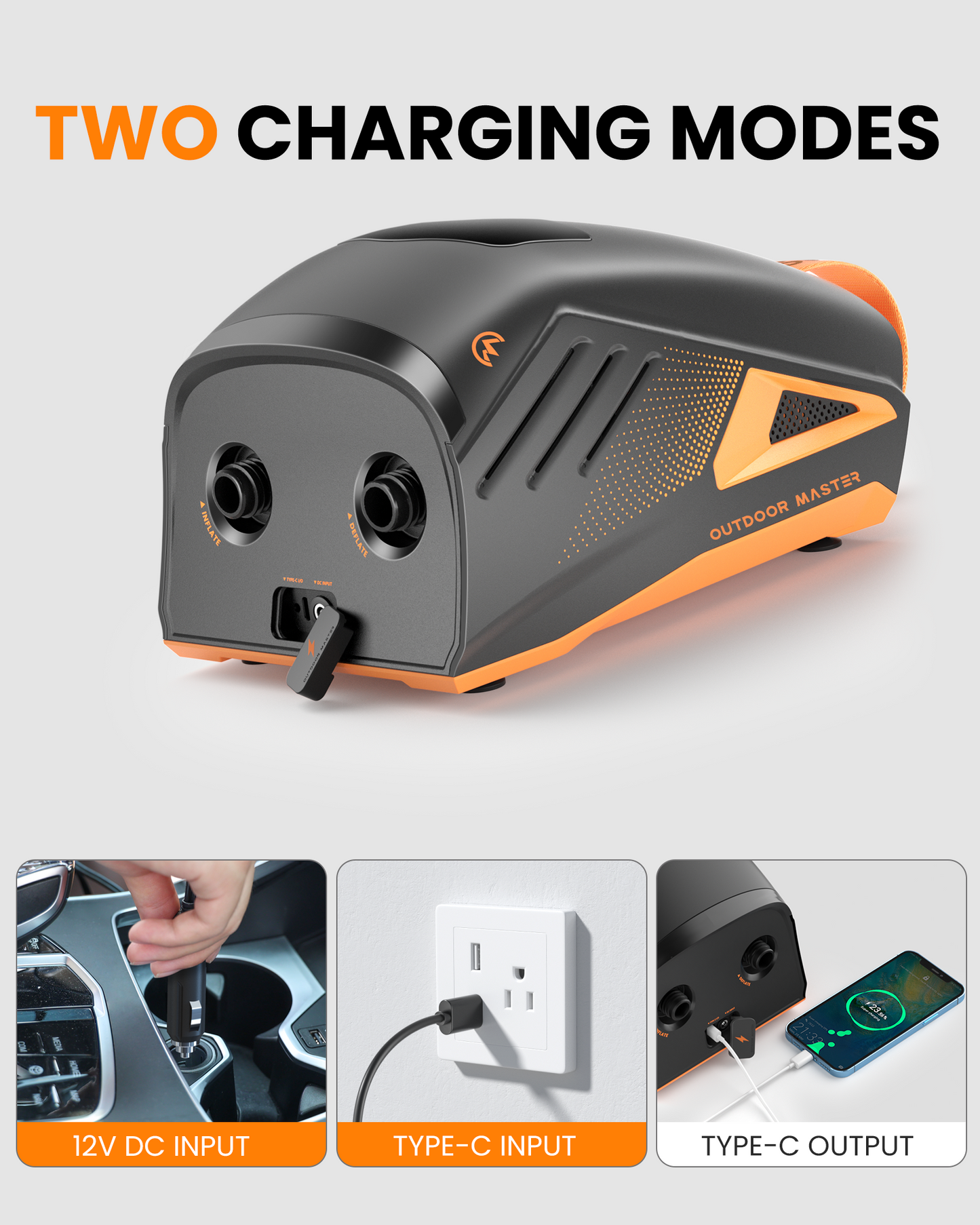 Outdoor Master Shark 3 Rechargeable Electric Sup Pump