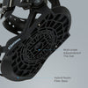 XCMAN 360 Seco Pro All-Mountain Snowboard Bindings, Black