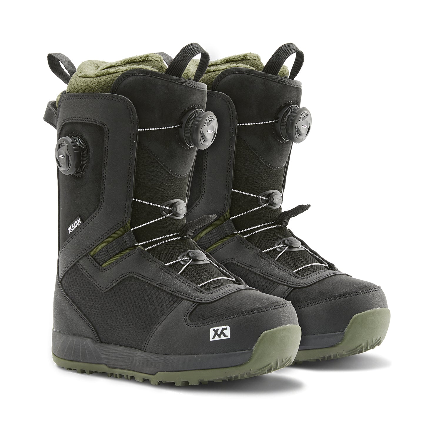 Pair of XCMAN Nox-I black snowboard boots