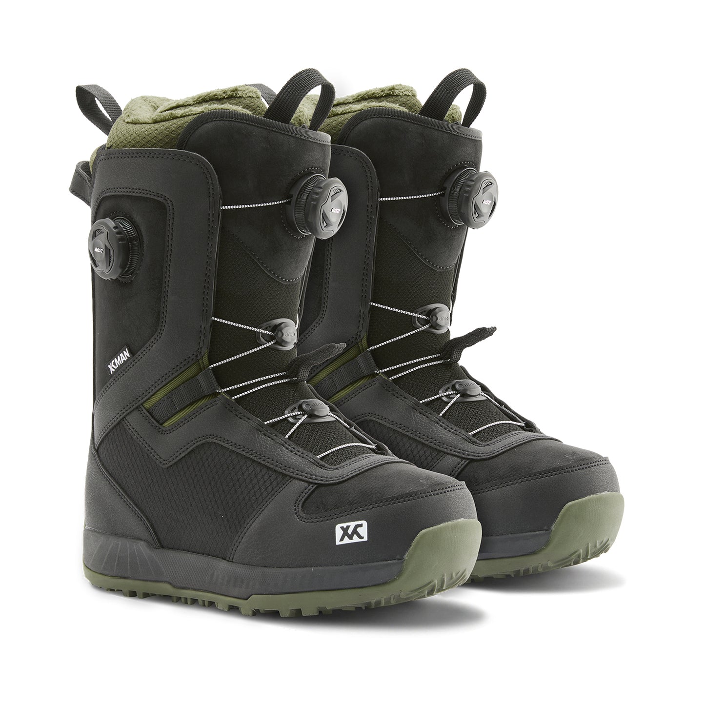 Pair of XCMAN Nox-I black snowboard boots